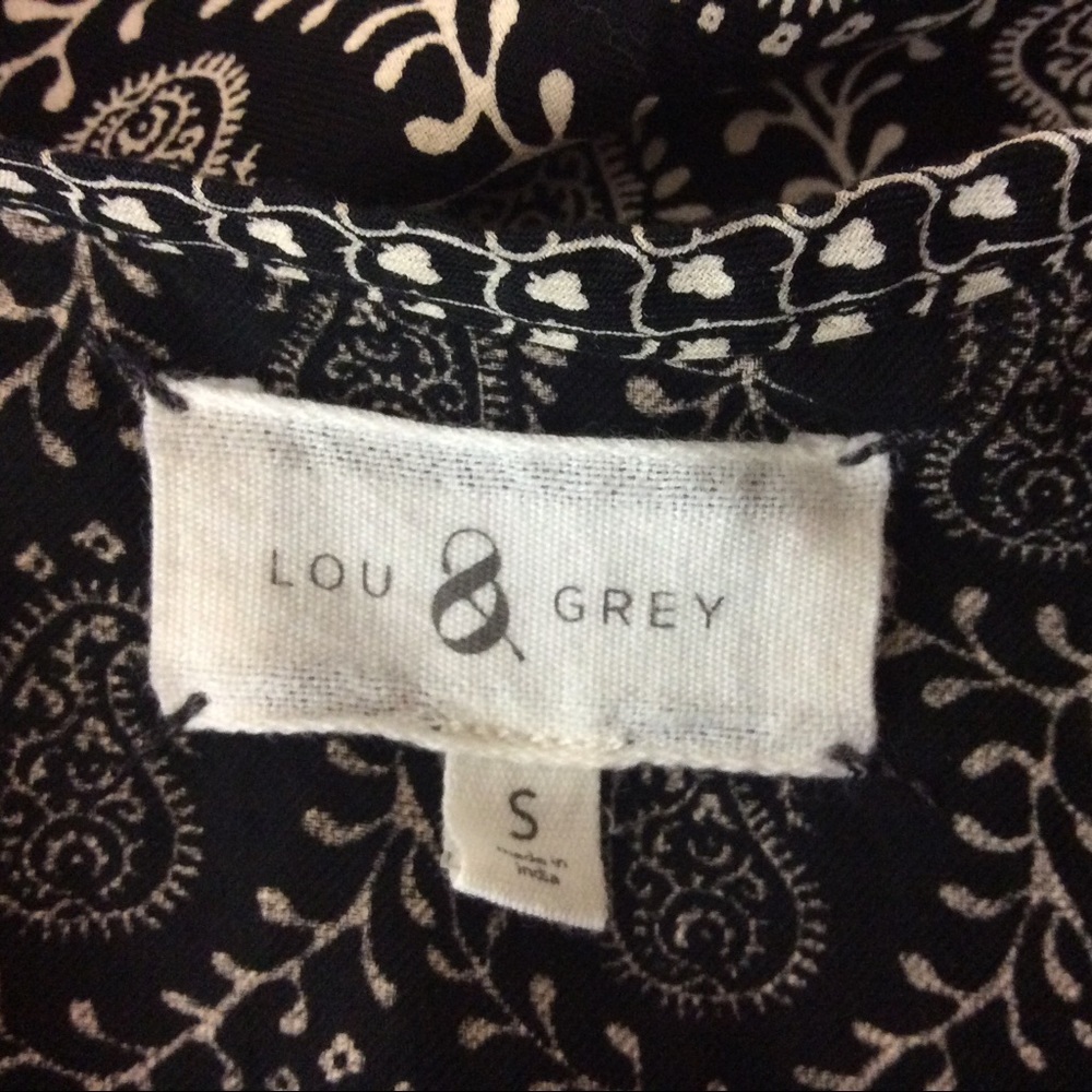 Lou & Grey Paisley Pattern Drawstring Waist Dress - Picture 6 of 7